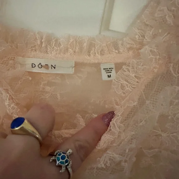 Pamelina Doen Sheer Lace Dress - Picture 6 of 6